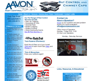 Tablet Screenshot of aavonpestcontrol.com